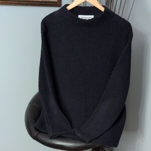 Jones New York Women's Black Crewneck Sweater